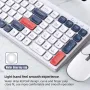 BK100 Set tastiera e mouse wireless Bluetooth 2.4GHz Tipo C ricaricabile Mini Silent Pc Slim Office Gaming Keyboard Kit