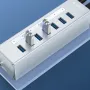 ORICO A3H 7 In 1 USB 3.0 Hub Docking Station Aluminum USB Splitter with 7USB3.0 for PC Laptop Matebook HUAWEI XIAOMI Macbook Pro