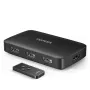 UGREEN 3 in 1 Out 4K HD Splitter Switch 3D 30Hz UHD Automatic HD Switch Box with IR Remote Control Compatible for HDTV/Laptop/PC/TV Stick/Switch