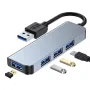 Mechzone 4 in 1 USB 3.0 Hub Docking Station USB Adapter with USB 2.0 USB 3.0 for PC Laptop Matebook HUAWEI XIAOMI Macbook Pro BYL-2013U