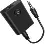 B10S 2'si 1 arada bluetooth 5.0 Verici Alıcı TV PC Araba Hoparlörü 3,5 mm AUX Hifi Müzik Ses Adaptörü/Kulaklık Araba Stereo Cihazı Tak ve Çalıştır