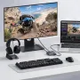 Scheda di acquisizione video Hagibis THB03 compatibile con HD 4K, Loop Out per la registrazione di giochi, streaming live 1080P, Grabber, Chip MS2131 per PS4/5 Switch