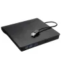 Harici USB 2.0 DVD RW CD Yazıcı İnce Optik Sürücü Yazıcı Okuyucu Oynatıcı PC Dizüstü Bilgisayar İş Ofisi İçin