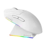 Ajazz AJ139 Max Tri-mode Wireless Mouse PAW3395 Gaming Chipset 26000DPI RGB 2.4G/BT/Wired E-sports Gamer Mice Lightweight 58g