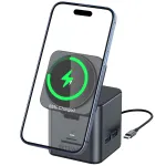BlitzWolf BW-TH17 9 in 1 Type-C Docking Station Magnetic 15W Wireless Charger Stand USB-C HUB with USB3.0*3 HD 4K@30Hz Gigabit RJ45 SD/TF Card Slot PD 100W