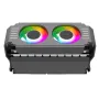 NEEDCOOL D50 Memory Cooler Memory Module Cooling Radiator Dual 5020 Fans ARGB Light Synchronous RAM Heatsink