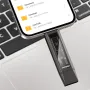 Lenovo Thinkplus TU203 USB3.2 Flash Drive USB&Tipo-C Interface Dupla SSD 512G/256G/128G 450M/s Pendrive U Disk de Alta Velocidade para PC Laptop Computador