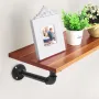 Soporte de pared para estantería, soporte de diafragma retro para estantería