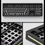 MONSGEEK M5W Kit de bricolaje personalizado de aluminio, teclado mecánico CNC de triple modo, 108 teclas, montaje en junta, intercambio en caliente, RGB, teclados para juegos