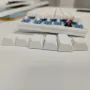 120-key XDA White Keycaps Set PBT Sublimation Mechanical Keyboard Key Accessory Set