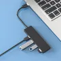 4-in-1 USB3.0 Hub Docking Station 4 Ports USB3.0 OTG Splitter Adapter for PC Laptop Phone