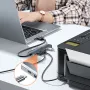 SAMZHE 5 in 1 Hub USB3.0 Docking Station Adattatore USB con USB3.0*4 / PD USB-C per telefono PC Laptop Matebook
