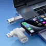 Lenovo SS380 Type-C ve USB3.2 Flash Sürücü 512GB/256GB/128GB/64GB Yüksek Hızlı USB Bellek U Disk Telefon Dizüstü Bilgisayar Tak ve Çalıştır