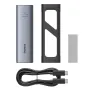 Baseus BS-OH194 M.2 NVMe SSD Enclosure Case 10Gbps M.2 to USB Type-C 3.2 Gen2 Metal External Adapter SSD Case