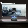 AWOL 4K 3D ТРОЙНОЙ ЛАЗЕРНЫЙ ПРОЕКТОР LTV-2500 Ультракороткофокусный UHD DMD 150-дюймовый экран Dolby Atmos 2000ANSI Lux HDR10+ Включает Amazon Fire TV Stick 4K MAX Android 9.0 OS Домашний кинотеатр