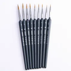 Caneta de linha de gancho, pincel de pintura, canetas de desenho artístico, pincéis, caneta de gancho para suprimentos de pintura acrílica