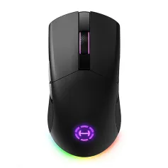 HECATEG4MPRO RGB Wireless Mouse Tri-mode Flash Speed PAW3395 Bluetooth 2.4G Type-C Macro 26K DPI 500mAh for PC Notebook Office FPS Gaming