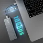 เคสอะลูมิเนียมอัลลอยด์ JEYI i9 Magnetic M.2 NVMe SSD 10Gbps Type-C3.1 Gen2 Solid State Drive พร้อมพัดลม PWM ในตัว รองรับเคสไดรฟ์เคลื่อนที่ 2230/2242/2280