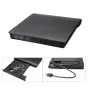 Harici USB 2.0 DVD RW CD Yazıcı İnce Optik Sürücü Yazıcı Okuyucu Oynatıcı PC Dizüstü Bilgisayar İş Ofisi İçin