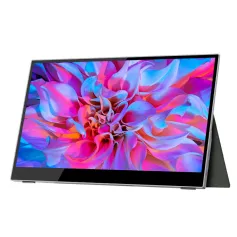 15.6 Inch 2.5K Touchable Type C HD Portable Computer Monitor Gaming Display Screen for Smartphone Tablet Laptop Game Consoles