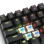Delux KM36 61 Keys Wired Mechanical Keyboard RGB Light Two-color Injection Keycaps USB E-Sports Ergonomics Gaming Keyboards