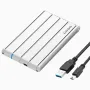 GODO GD25603 USB3.0 - 2.5インチ IDE SATA ハードドライブエンクロージャ アルミ合金 HDD SSD サポート 6TB モバイルハードドライブケース
