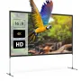 BlitzWolf® BW-VS6 80/100/120-Inch Projector Screen with Stable Stand 4K Resolution 16:9 Foldable Anti-Crease Easy Installation Outdoor Movie Screen