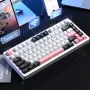 LEOBOG Hi8SE Aluminum Alloy Mechanical Keyboard with Knob Triple Mode 80 Keys RGB Gasket-Mount Hot-Swap Barbies Switch 8000mAh Rechargeable Gaming Keyboard