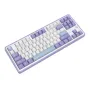 Ajazz Ak870pro 87 Tuş Üç Modlu Mekanik Oyun Klavyesi Conta Yapısı RGB PBT Sıcak Değiştirilebilir 2.4G/BT/Kablolu Oyuncu Klavyeleri PC Dizüstü Bilgisayar için