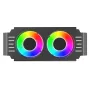 NEEDCOOL D50 Memory Cooler Memory Module Cooling Radiator Dual 5020 Fans ARGB Light Synchronous RAM Heatsink