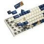 iBlancod K84 84 Tuş Üç Modlu Mekanik Oyun Klavyesi Sıcak Değiştirilebilir PBT Beş Kenarlı Süblimasyon KDA Profili Gateron Gümüş/Kırmızı Anahtar RGB 2.4G/BT/Type-C %75 Düzen Oyun Klavyesi