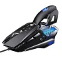 YinDiaoG10 有線マクロプログラミングゲーミングマウス カラフル水冷ライト 7200 DPIマウス LEDバックライト付き 7ボタンUSBゲーマーマウス PC ノートパソコン用