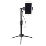 MT-10 Mini Aluminum Tripod Projector Stand 2 Section Tabletop Tripode with Gimbal Ball Head for SLR DSLR Camera Phone Photography Travel Tripe Holder