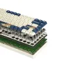 iBlancod K84 84 Tuş Üç Modlu Mekanik Oyun Klavyesi Sıcak Değiştirilebilir PBT Beş Kenarlı Süblimasyon KDA Profili Gateron Gümüş/Kırmızı Anahtar RGB 2.4G/BT/Type-C %75 Düzen Oyun Klavyesi