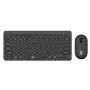 R8 1928 2.4G Wireless bluetooth Keyboard and Mouse Set 78-Keys Punk Keycaps Keyboards 1200DPI Mice Combo for Office PC Computer Plug and Play