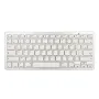 Teclado sem fio Bluetooth com suporte para vários idiomas, alemão, francês, inglês, layout para escritório