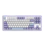 Ajazz Ak870pro 87 Tuş Üç Modlu Mekanik Oyun Klavyesi Conta Yapısı RGB PBT Sıcak Değiştirilebilir 2.4G/BT/Kablolu Oyuncu Klavyeleri PC Dizüstü Bilgisayar için