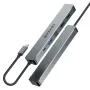 موزعات USB 5 في 1 من BlitzWolf BW-NEW TH11 مزودة بمنفذ HDMI مزدوج بدقة 4K بتردد 30 هرتز، ومنفذ VGA، ومنفذ USB 3.0، وشاحن PD بقوة 100 واط، وقاعدة توصيل من النوع C لأجهزة Apple وHuawei وMacBook