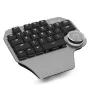 DELUX T11 Designer One Handed Mechanical Keyboard 28 Keys with Multi-functional Dial LED Backlit Kailh Switch For PS/CAD Using Shortcut Keys And Voice Tools
