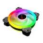 Ventola di raffreddamento per PC da 120 mm con LED RGB, modalità multicolore, silenziosa, con controller