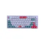 SPYSELF 125 Keys Coral Sea PBT Keycap Set FA Profile Five-sided Sublimation English Custom Keycaps for Mechanical Keyboards