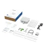 WAVLINK AX3000 WiFi6 Outdoor Router High Power Long Range Access Point Dual Band 2.4G+5G WiFi Mesh Extender Booster with PoE IP67 Weatherproof Wi-Fi Repeater with 6 Antennas