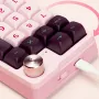 KZZI K20 19キー トライモード ワイヤレス メカニカルキーパッド ノブ付き ホットスワップ可能 RGB ゲーミングキーボード 2.4G/Bluetooth/有線テンキー PC コンピューター用