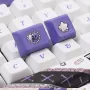 Akko 129 Keys Kuromi PBT Keycap Set JDA Profile Sublimation Custom Keycaps for Mechanical Keyboards