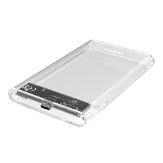 MAIWO K2510TF Transparent HDD Case 2.5inch SATA to USB Type-C 5Gbps 6TB External Hard Drive Enclosure for Laptop TV Phone Game Console