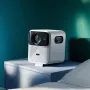 Wanbo Mozart1 Smart Projector Fysiek 1080P 900Ansi Lumens Android-systeem 2+32GB opslag Dual WIFI6 Autofocus Automatische keystone-correctie Volledig gesloten optische 8Wx2 full-range afgesloten geluidskamer Luidspreker Home Cinema