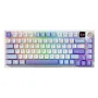 Fenglingdu F75 81 Keys Tri-mode Mechanical Keyboard with TFT Color Display and Metal Knob Hot Swappable Gasket Structure RGB 2.4G/BT/Wired E-sports 75% Layout Gaming Keyboard