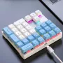 Mechzone K33 33 Tuşlu Kablolu Mekanik Tuş Takımı Mini RGB Sayısal Klavyeler PBT Süblimasyon Tuş Takımları Finans İş Tuş Takımı Dizüstü Bilgisayar Klavyesi için Kırmızı Anahtar