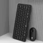 R8 1928 2.4G Wireless bluetooth Keyboard and Mouse Set 78-Keys Punk Keycaps Keyboards 1200DPI Mice Combo for Office PC Computer Plug and Play