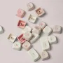 XVX Cherry Pudding 143 Keys MOA Profile Dye-Sub PBT Keycap Set for ANSI Layout 61/68/84/87/100/104/108 Keys Mechanical Keyboard